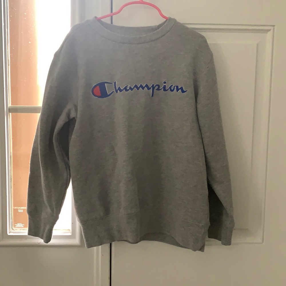 Light Gray Champion Crewneck